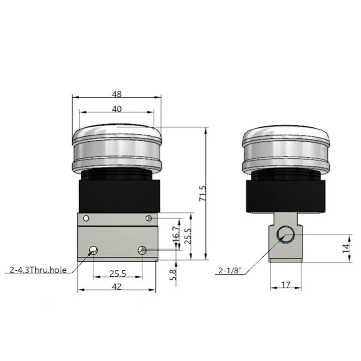 Ручной клапан AirTAC CM3PMS06RG