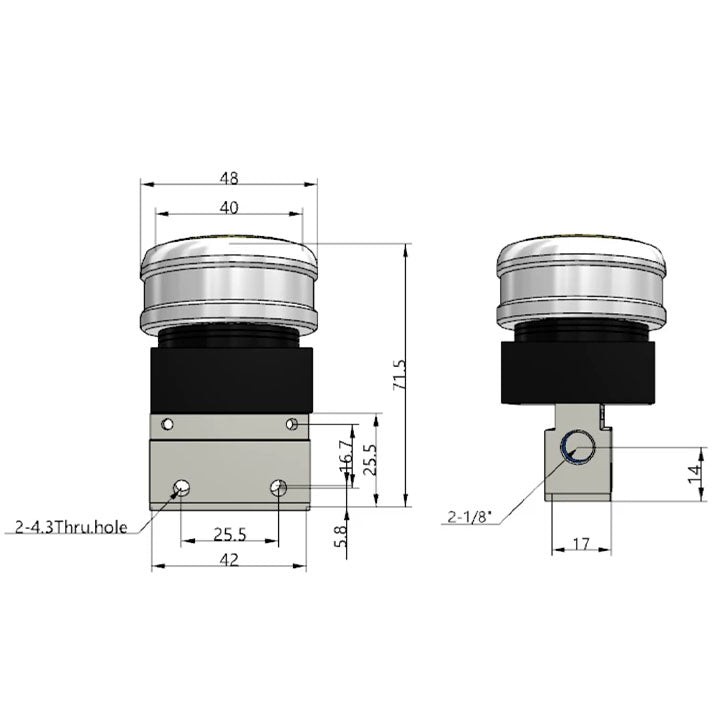 Ручной клапан AirTAC CM3PMS06YT