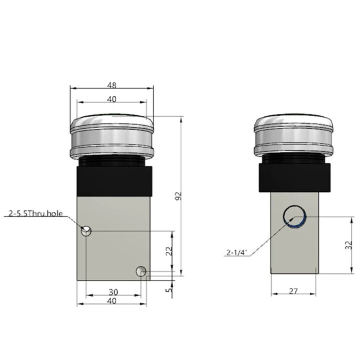Ручной клапан AirTAC CM3PMS08GT