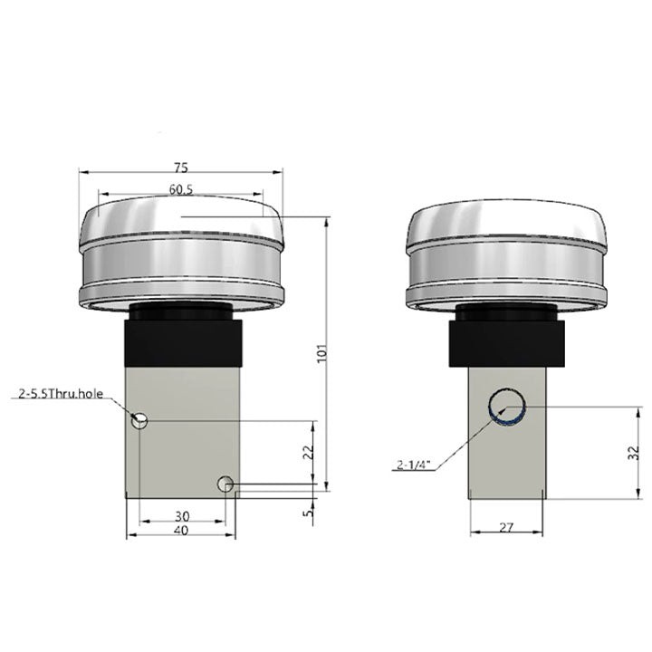 Ручной клапан AirTAC CM3PMX08BT