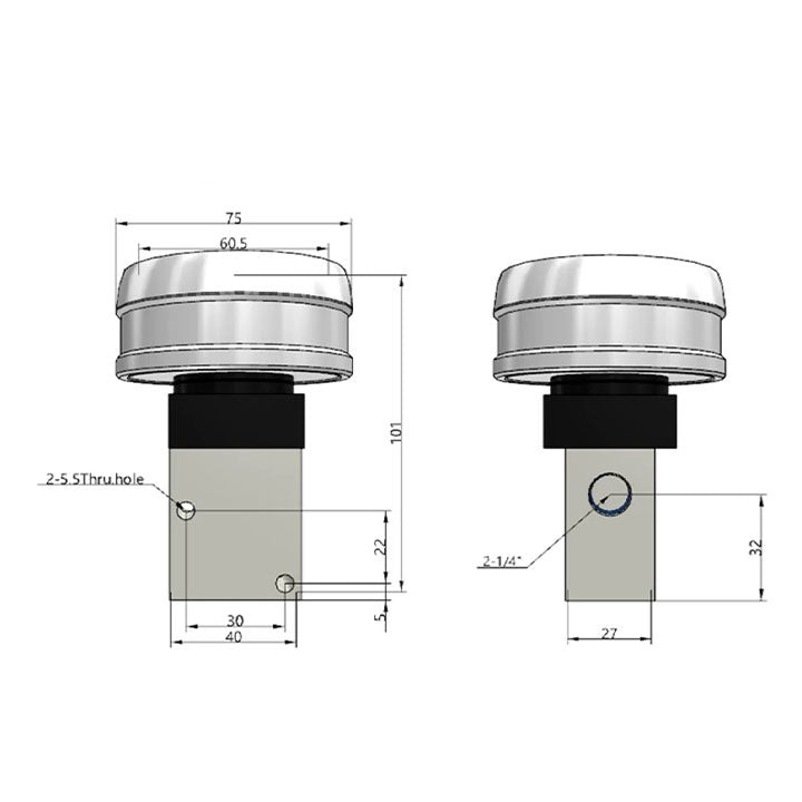 Ручной клапан AirTAC CM3PMX08R