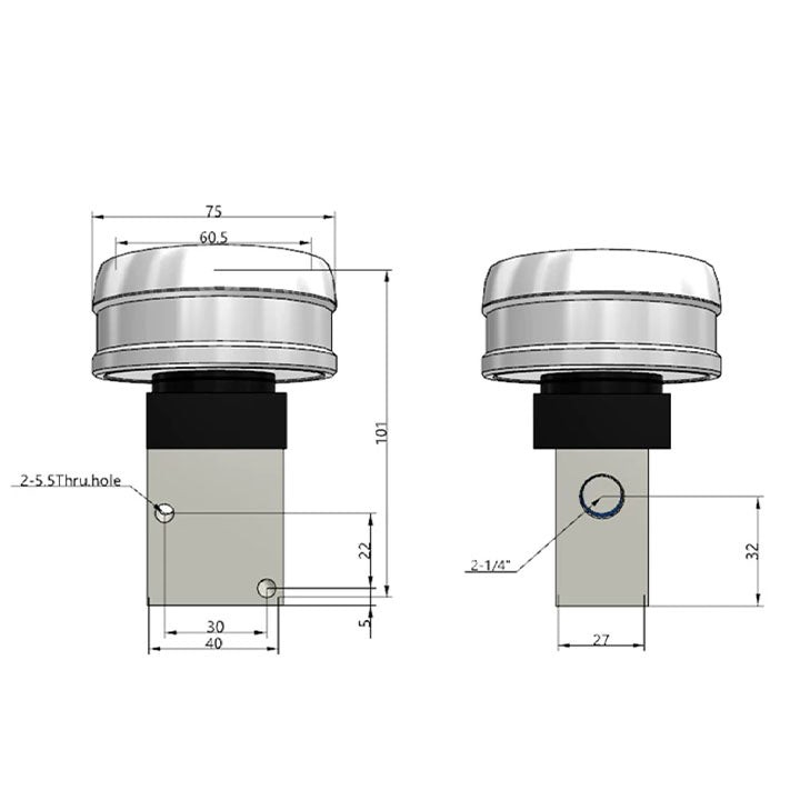 Ручной клапан AirTAC CM3PMX08YT