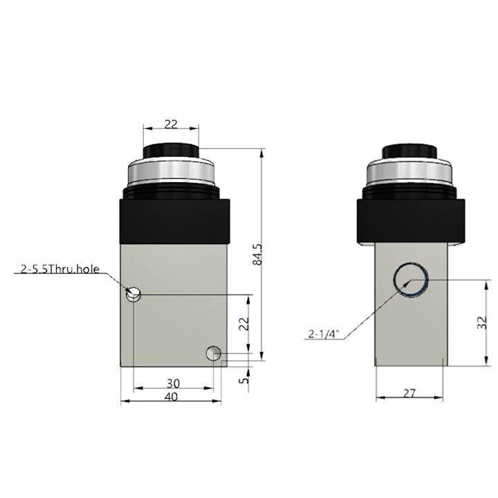 Ручной клапан AirTAC CM3PP08BG