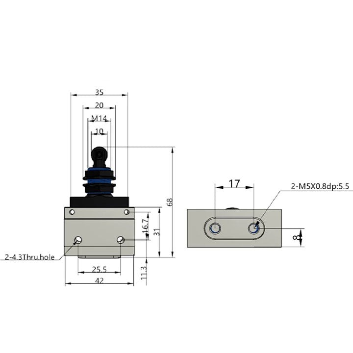 Ручной клапан AirTAC CM3V05