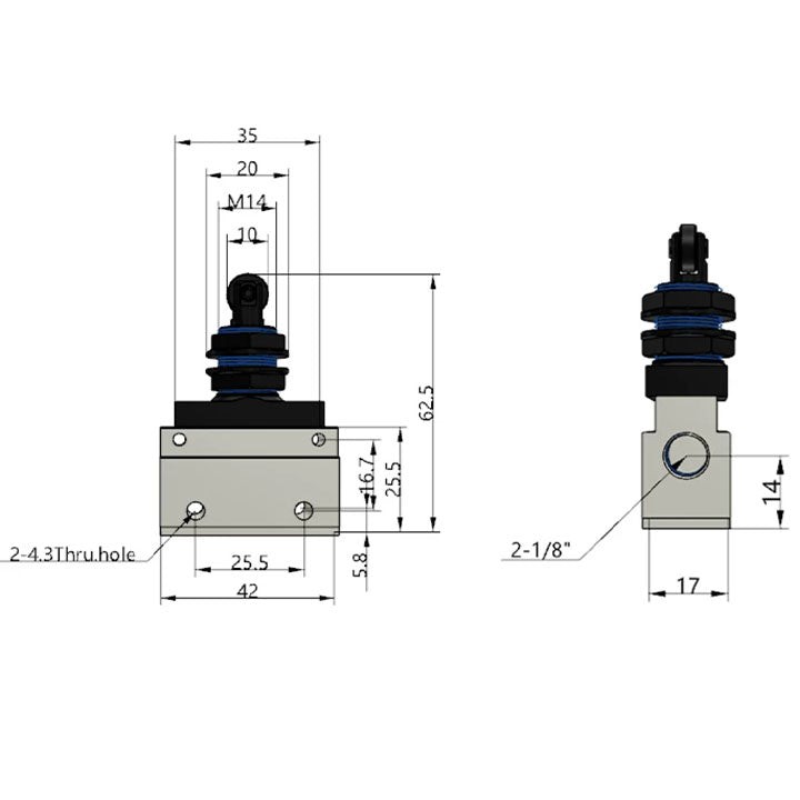 Ручной клапан AirTAC CM3V06G