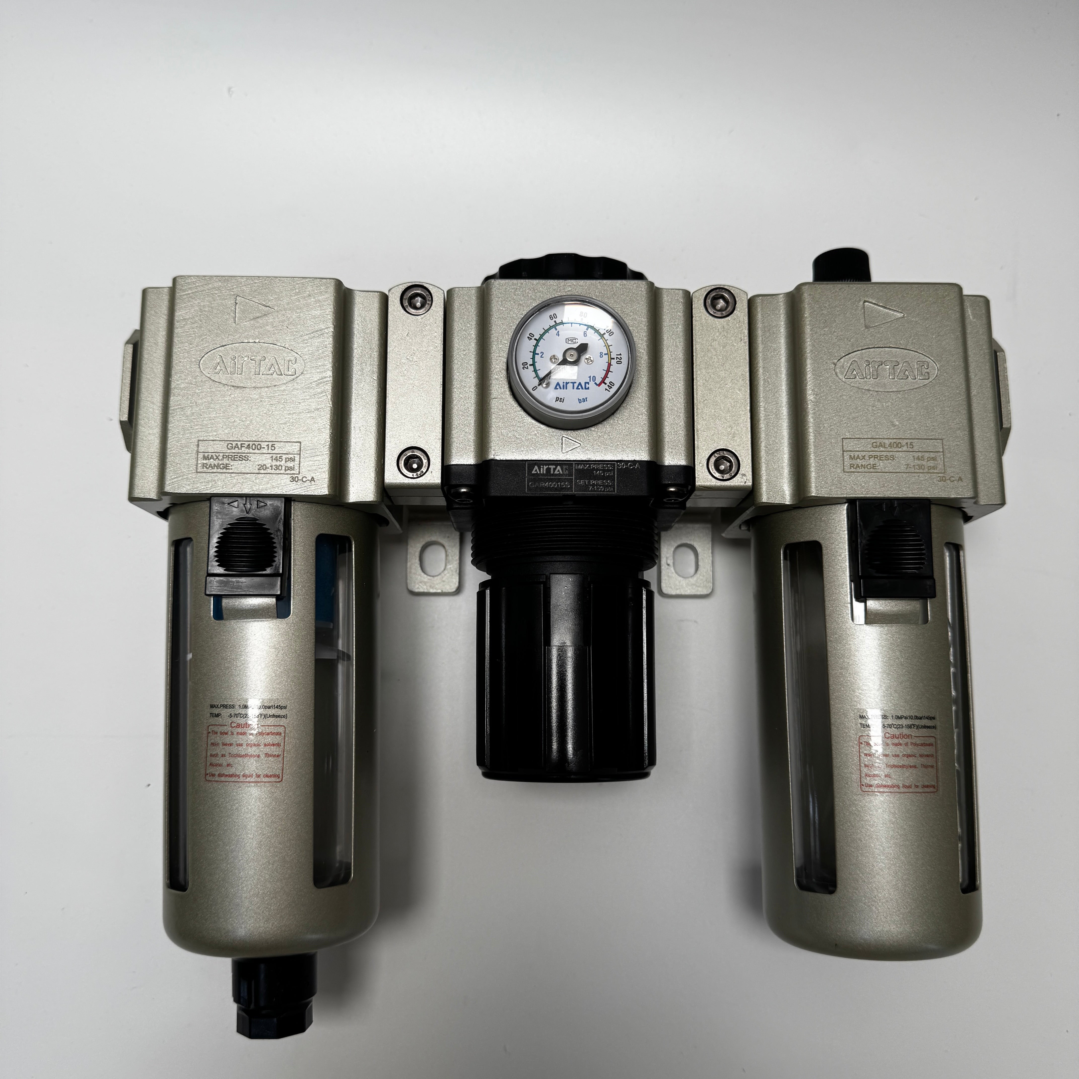 Фильтр-регулятор-лубрикатор AirTAC GAC40015SWTK