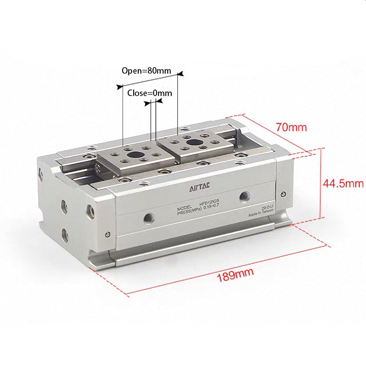 Пневмозахват AirTAC HFD20X80