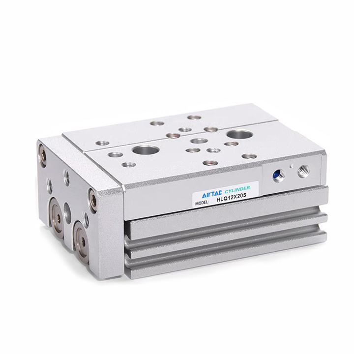 Двухосевой прецизионный пневмоцилиндр со скользящим столом AirTAC HLQ20X75SBG
