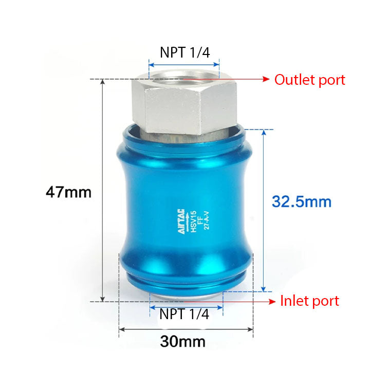 Ручной золотниковый клапан AirTAC HSV08FFT
