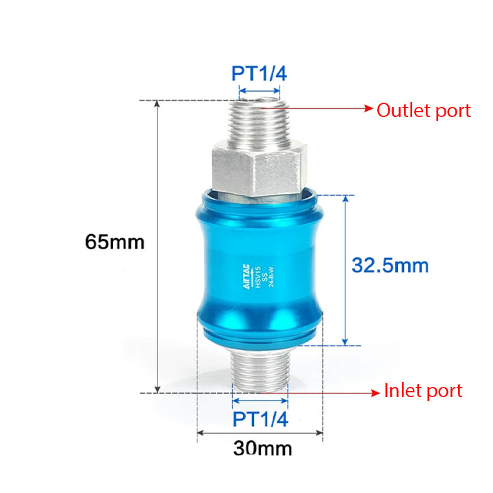 Ручной золотниковый клапан AirTAC HSV08SS