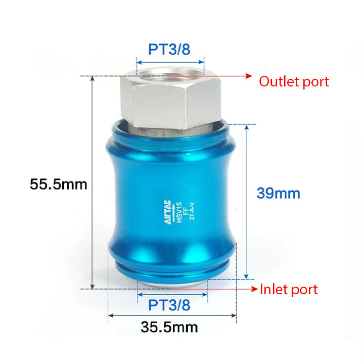 Ручной золотниковый клапан AirTAC HSV10FF