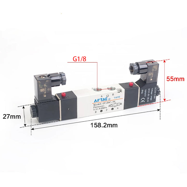 Электромагнитный клапан AirTAC 4V130E-06
