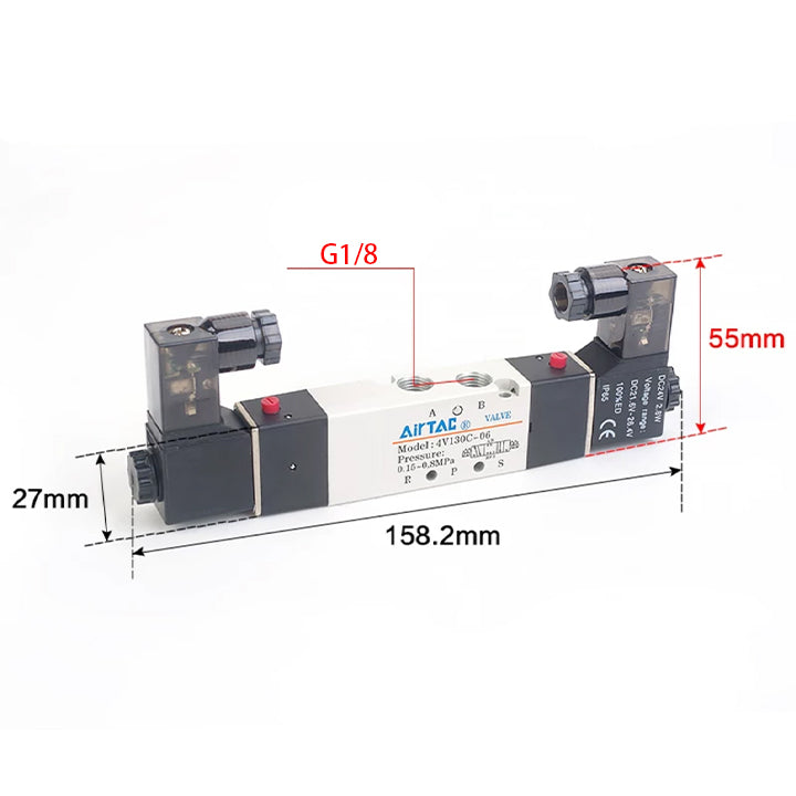 Электромагнитный клапан AirTAC 4V130P-06
