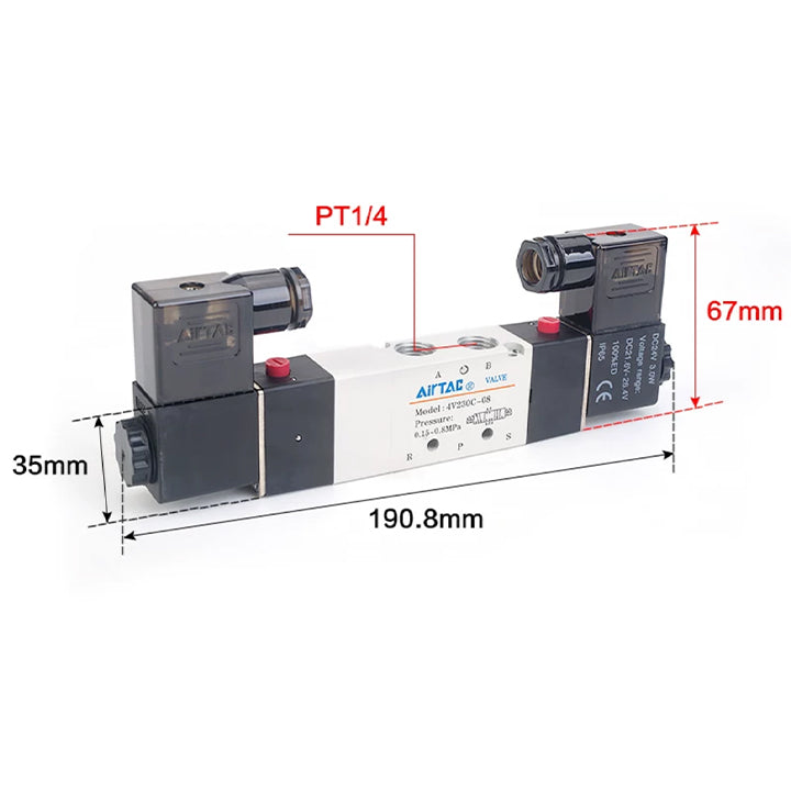 Электромагнитный клапан AirTAC 4V230E-08