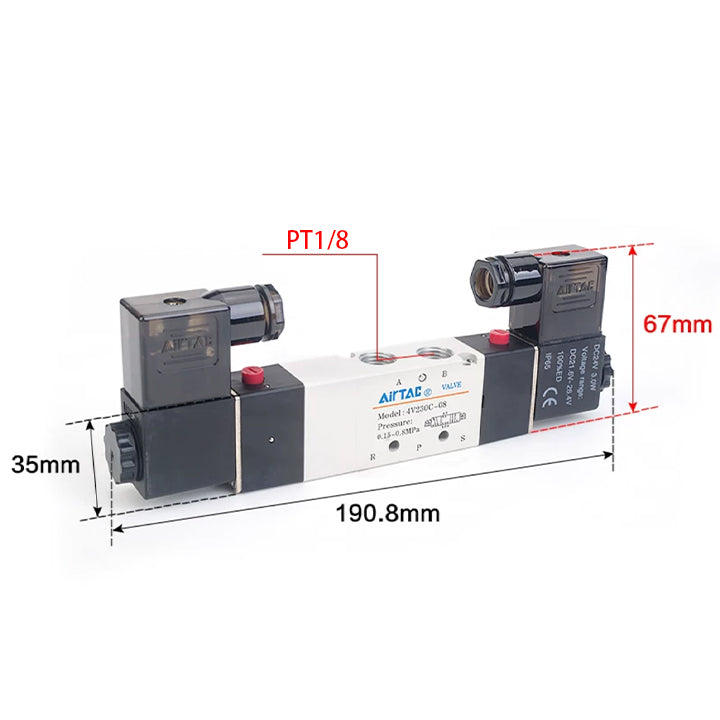 Электромагнитный клапан AirTAC 4V230P-06