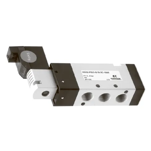 Распределитель с электромагнитным управлением Camozzi HS52-PID3-G18-3C-1000