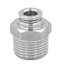 Штуцер цанговый Camozzi X6510 12-1/2-NPT1/2 SS316