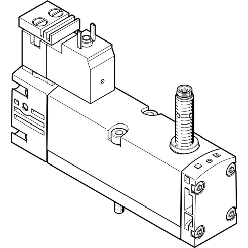 Распределитель с электроуправлением Festo VSVA-B-M52-MZ-A1-1C1-ANP