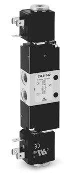 Распределитель Camozzi 338L-011-02-U77-24V, тип резьбы G, тип управления Электромагнитное — фото товара