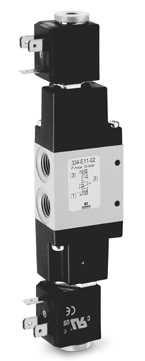 Распределитель Camozzi 334-011-02-U7H-12V, тип резьбы G, тип управления Электромагнитное — фото товара