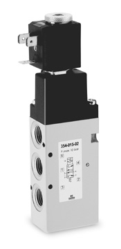 Распределитель Camozzi 354-E15-02-G7H-12V, тип резьбы G, тип управления Электромагнитное — фото товара