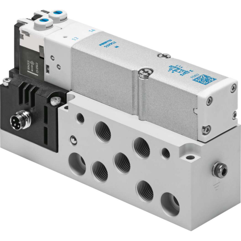 Распределитель с электроуправлением Festo VMPA2-M1H-G-S-G1/8-PI, арт. 537975, резьба Наружная резьба, тип резьбы G — фото товара