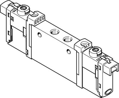Распределитель с электроуправлением Festo VUVG-L10-T32C-AT-M7-1H2L-W1, арт. 578161, резьба Наружная резьба, тип управления Электромагнитное — фото товара