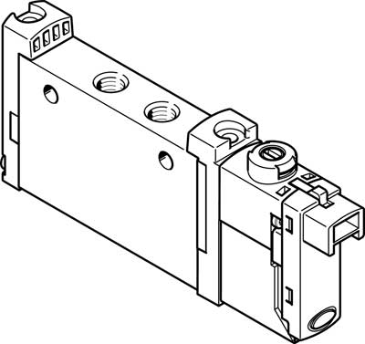 Распределитель с электроуправлением Festo VUVG-L10-M52-RT-M7-1H2L-W1, арт. 577333, резьба Наружная резьба, тип управления Электромагнитное — фото товара