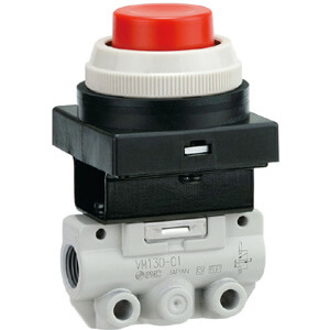 Распределитель с ручным управлением SMC VM131-01-35YA, тип резьбы G, тип управления Ручное — фото товара