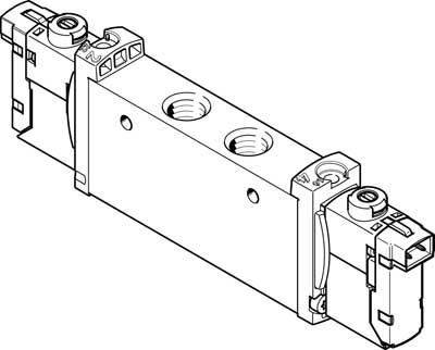 Распределитель с электроуправлением Festo VUVG-L14-P53C-T-G18-1H2L-W1, арт. 577320, резьба Наружная резьба, тип резьбы G — фото товара