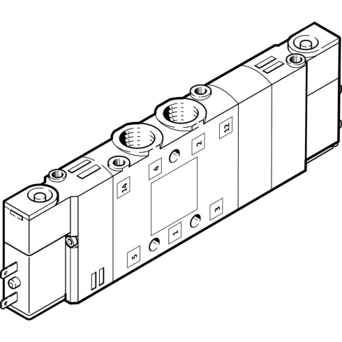 Распределитель с электроуправлением Festo CPE10-M1BH-5/3BS-M7-B, арт. 533146, резьба Наружная резьба, тип управления Электромагнитное — фото товара