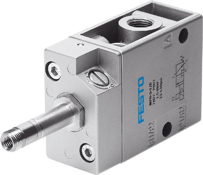 Распределитель с электроуправлением Festo MFH-3-1/8-NPT, арт. 10834, резьба Наружная резьба, тип резьбы NPT — фото товара
