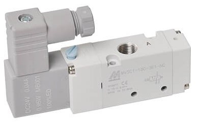 Распределитель с электроуправлением Mindman MVSC1-180-3E1-NO-32, тип резьбы R, тип управления Электромагнитное — фото товара