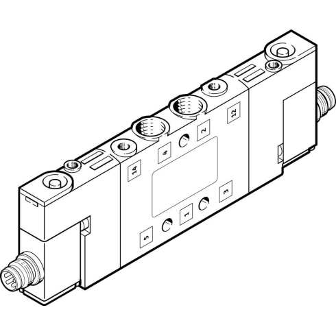 Распределитель с электроуправлением Festo CPE10-M1CH-5J-M7, арт. 550225, резьба Наружная резьба, тип управления Электромагнитное — фото товара