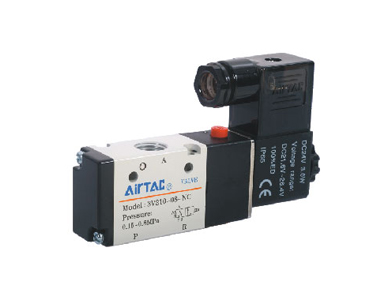 Распределитель с электроуправлением AirTAC 3V210-08E, тип резьбы R, тип управления Электромагнитное — фото товара