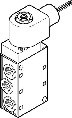 Распределитель с электроуправлением Festo MFH-5-1/4-24-NPT-EX, арт. 541662, резьба Наружная резьба, тип резьбы NPT — фото товара