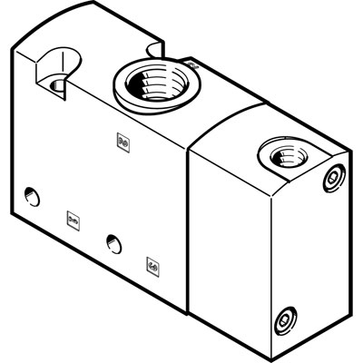 Пневмораспределитель Festo VUWS-LT30-M32C-M-N38, арт. 8036722, резьба Наружная резьба, тип резьбы NPT — фото товара
