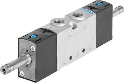 Распределитель с электроуправлением Festo VUVS-LT20-B52-ZD-G18-F7, арт. 577497, резьба Наружная резьба, тип резьбы G — фото товара