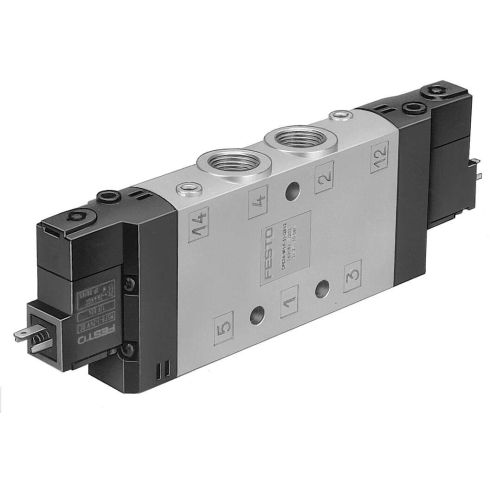 Распределитель с электроуправлением Festo CPE24-M3H-5/3E-3/8, арт. 170339, резьба Наружная резьба, тип резьбы G — фото товара