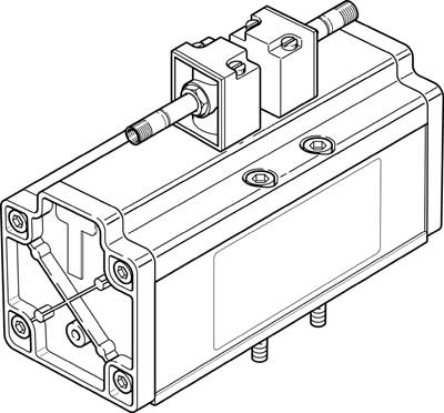 Распределитель с электроуправлением Festo MFH-5/3E-D4, арт. 546037, тип резьбы G, тип управления Электромагнитное — фото товара