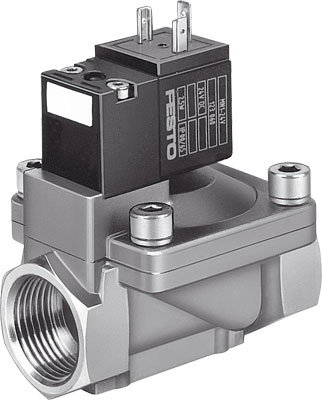 Распределитель с электроуправлением Festo MN1H-2-3/4-MS-NPT, арт. 161730, тип резьбы NPT, тип управления Электромагнитное — фото товара