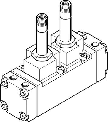 Распределитель с электроуправлением Festo CJM-5/2-1/4-FH, арт. 6159, резьба Наружная резьба, тип резьбы G — фото товара