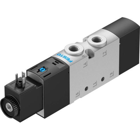 Распределитель с электроуправлением Festo VUVS-L20-M52-MD-G18-F7-1C1+G, арт. 8059136, резьба Наружная резьба, тип резьбы G — фото товара