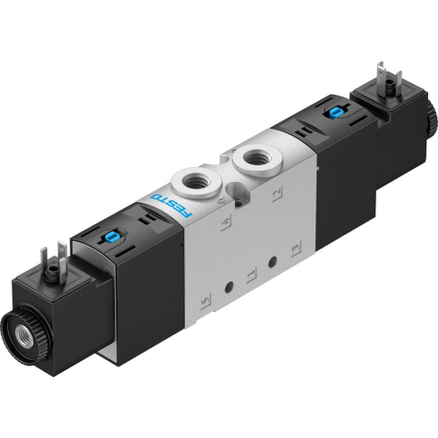 Распределитель с электроуправлением Festo VUVS-L20-P53E-MD-G18-F7-1C1, арт. 575266, тип резьбы G, тип управления Электромагнитное — фото товара