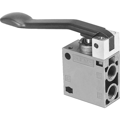 Распределитель с ручным управлением Festo THO-3-1/4-B, арт. 8990, тип резьбы G, тип управления Ручное — фото товара