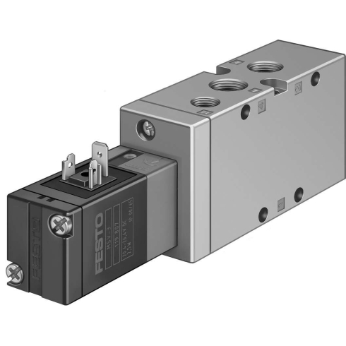 Распределитель с электроуправлением Festo MVH-5-1/4-L-S-B, арт. 33184, резьба Наружная резьба, тип резьбы G — фото товара