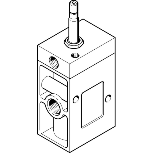 Распределитель с электроуправлением Festo MCH-3-1/2, арт. 9981, резьба Наружная резьба, тип резьбы G — фото товара