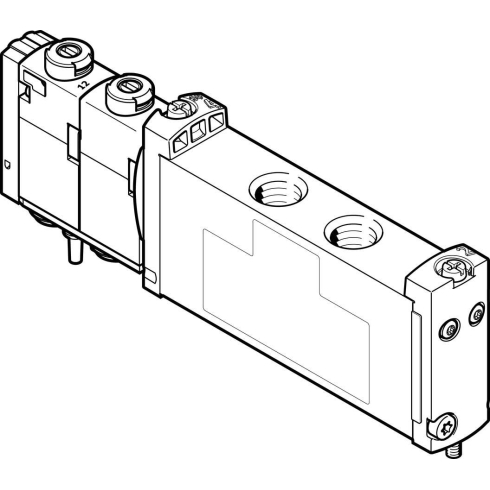 Распределитель с электроуправлением Festo VUVG-S14-P53C-ZT-G18-1T1L, арт. 573473, тип резьбы G, тип управления Электромагнитное — фото товара