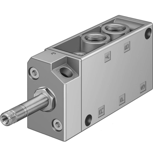 Распределитель с электроуправлением Festo MFH-5-1/4-S, арт. 10349, резьба Наружная резьба, тип резьбы G — фото товара