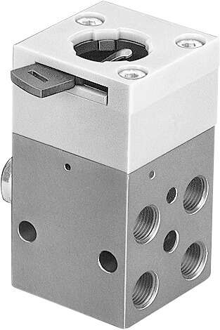 Распределитель для монтажа на лицевой панели Festo SVS-4-1/8, арт. 10192, тип резьбы G, тип управления Механическое — фото товара